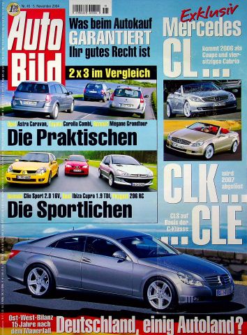 Deckblatt Auto Bild (45/2004)